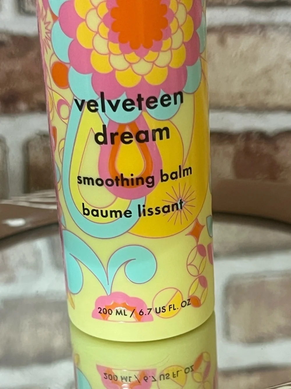 amika Velveteen Dream Smoothing Balm - Yellow Floral Tube